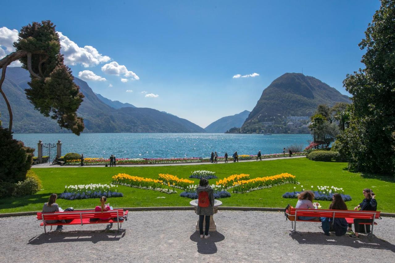 Boutique Apartments - Happy Rentals Lugano Bagian luar foto